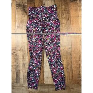 Lululemon Base Pace HR Leggings Size 4 Floral Electric Multi